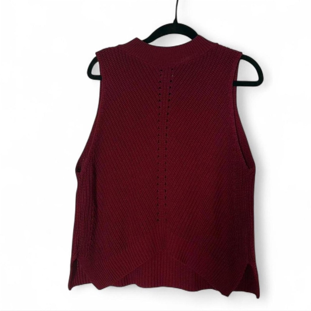 Francesca’s Dark Red knit sweater vest